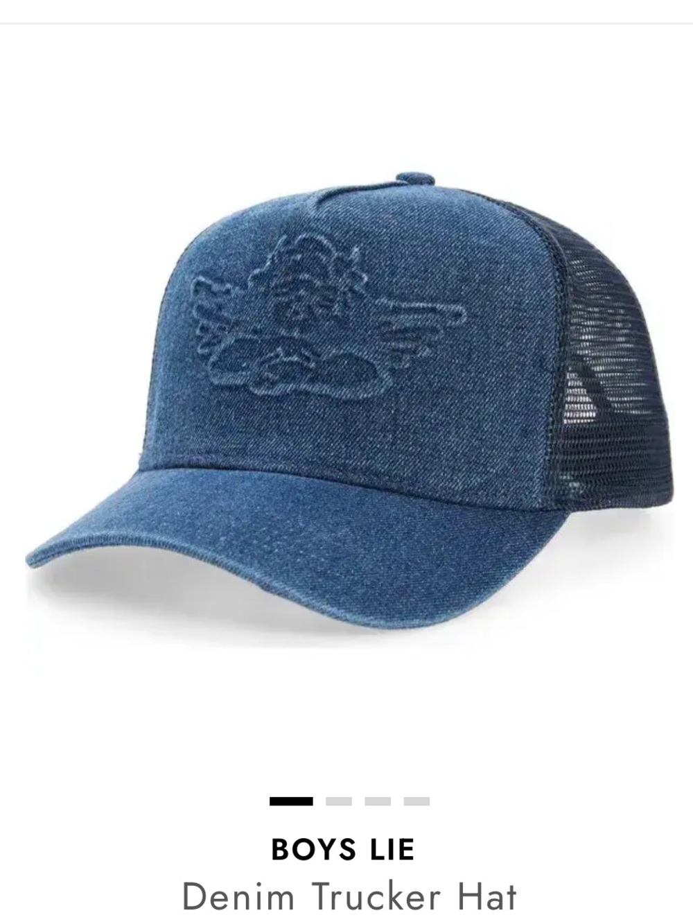 Boys Lie Summer Lovin’ Denim Trucker Hat
